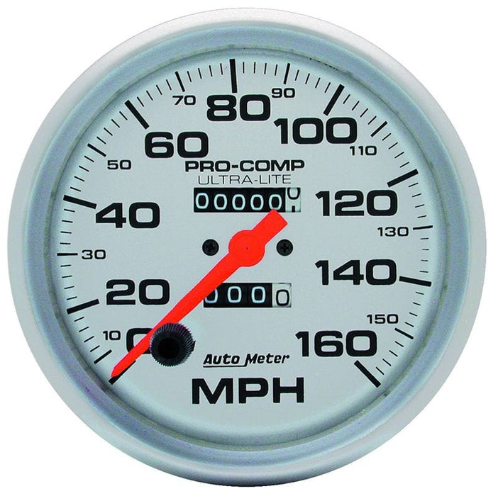 AUTOMETER 5", In-Dash, Mechanical, 0-160 mph Ultra-Lite Series Speedometer AU4495 Autofit