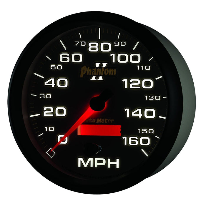 AUTOMETER 5", In-Dash, Programmable, 0-160 mph Phantom II Series Speedometer AU7589 Autofit