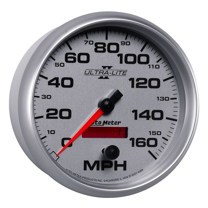 AUTOMETER 5", In-Dash, Programmable, 0-160 mph Ultra-Lite II Series Speedometer AU4989 Autofit