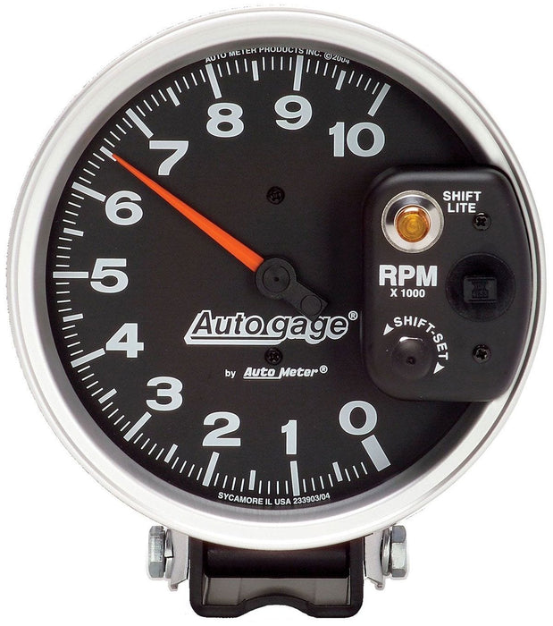 AUTOMETER 5", Pedestal Mount, 0-10,000 rpm Auto gage Monster Shift-Lite Tachometer AU233903 Autofit