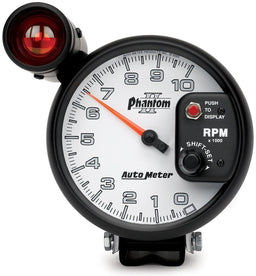 AUTOMETER 5", Pedestal Mount, 0-10,000 rpm Phantom II Series Shift-Lite Tachometer AU7599 Autofit