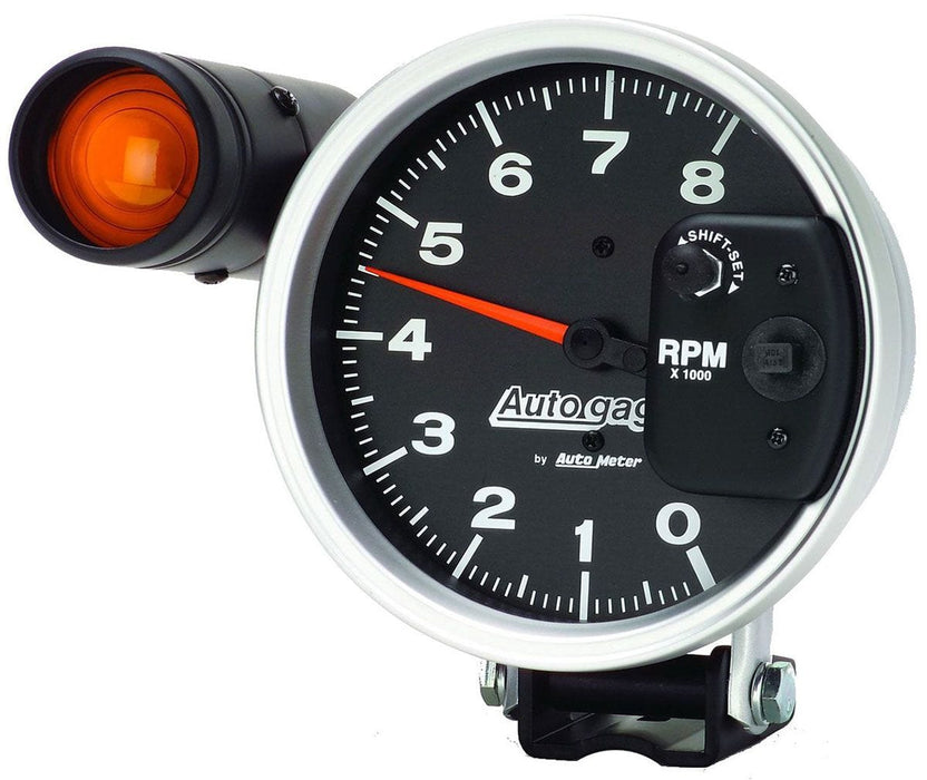AUTOMETER 5", Pedestal Mount, 0-8,000 rpm Auto gage Monster Shift-Lite Tachometer AU233905 Autofit