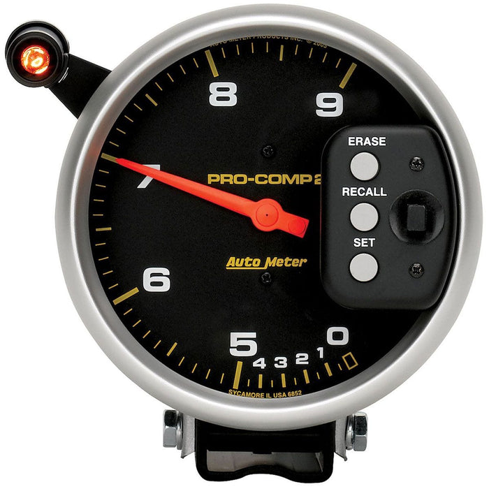AUTOMETER 5", Pedestal Mount, Dual Range, Peak RPM Memory, 0-9,000 rpm Pro-Comp Series II Tachometer AU6852 Autofit