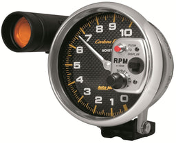 AUTOMETER 5", Pedestal Mount, External incandescent Shift Light, 0-10,000 rpm Carbon Fiber Series Shift-Lite Tachometer AU4899 Autofit
