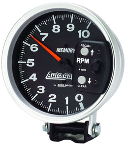 AUTOMETER 5", Pedestal Mount, Memory, Black, 0-10,000 rpm Auto gage Tachometer AU233902 Autofit