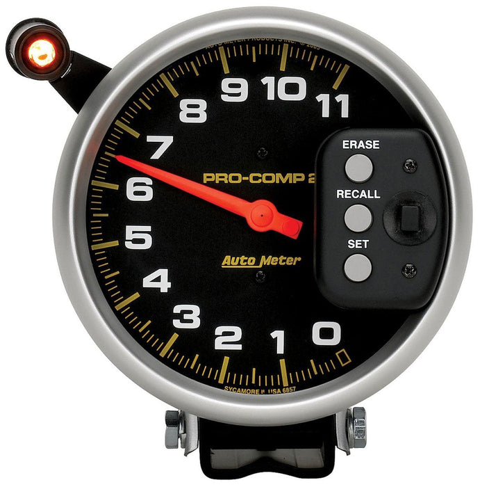 AUTOMETER 5", Pedestal Mount, Single Range, Peak RPM Memory, 0-11,000 rpm Pro-Comp Series II Tachometer AU6857 Autofit