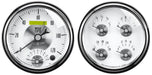 AUTOMETER 5", Speedometer, Fuel Level, Water Temperature, Oil Pressure, Voltmet Prestige Series - Pearl Quad Gauge/Speedometer Kit AU2008 Autofit