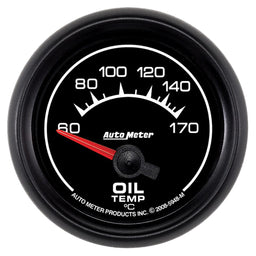 AUTOMETER 60-170° C ES Series 2-1/16" Short Sweep Oil Temp Gauge AU5948-M Autofit