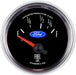 AUTOMETER 73-10 ohms Ford Logo Series 2-1/16" Fuel Level Gauge, Chrome Bezel AU880820 Autofit