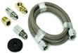 AUTOMETER Braided Stainless Steel, -4 AN Diameter (3/16" ID), 3ft. Long with Fi Tubing and Line Kit AU3227 Autofit