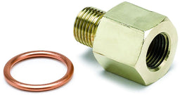 AUTOMETER Brass female 1/8" NPT fitting to M10x1 male thread. Oil Pressure Metric Adapter AU2265 Autofit