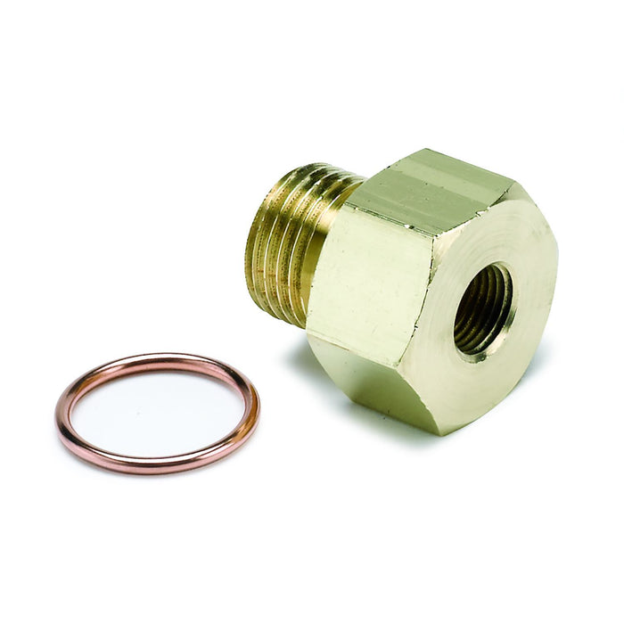 AUTOMETER Brass female 1/8" NPT fitting to M16x1.5 male thread. Oil Pressure Metric Adapter AU2268 Autofit