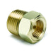 AUTOMETER Brass male 1/2" NPT fitting with female 5/8"-18 UNF thread. Temperature Adapter AU2264 Autofit