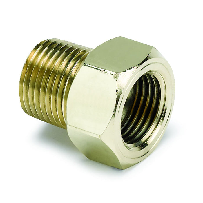 AUTOMETER Brass male 3/8" NPT fitting with female 5/8"-18 UNF thread. Temperature Adapter AU2263 Autofit