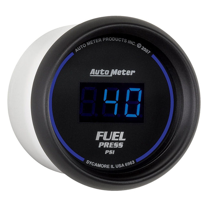 AUTOMETER Digital, In-dash, 2-1/16", 0-100 psi Cobalt Digital Series Fuel Pressure Gauge AU6963 Autofit
