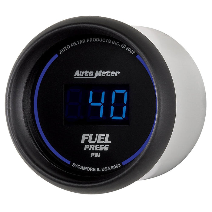 AUTOMETER Digital, In-dash, 2-1/16", 0-100 psi Cobalt Digital Series Fuel Pressure Gauge AU6963 Autofit