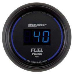 AUTOMETER Digital, In-dash, 2-1/16", 0-100 psi Cobalt Digital Series Fuel Pressure Gauge AU6963 Autofit