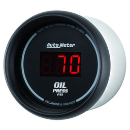 AUTOMETER Digital, In-dash, 2-1/16", 0-100 psi Sport-Comp Digital Series Oil Pressure Gauge AU6327 Autofit