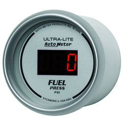 AUTOMETER Digital, In-dash, 2-1/16", 0-100 psi Ultra-Lite Digital Series Fuel Pressure Gauge AU6563 Autofit
