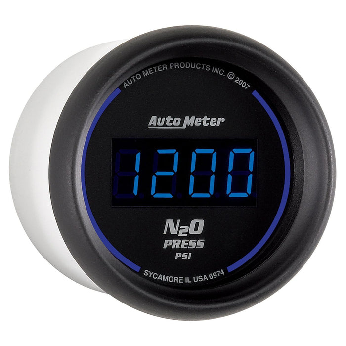 AUTOMETER Digital, In-dash, 2-1/16", 0 - 2000°F Cobalt Digital Series Nitrous Pressure Gauge AU6974 Autofit