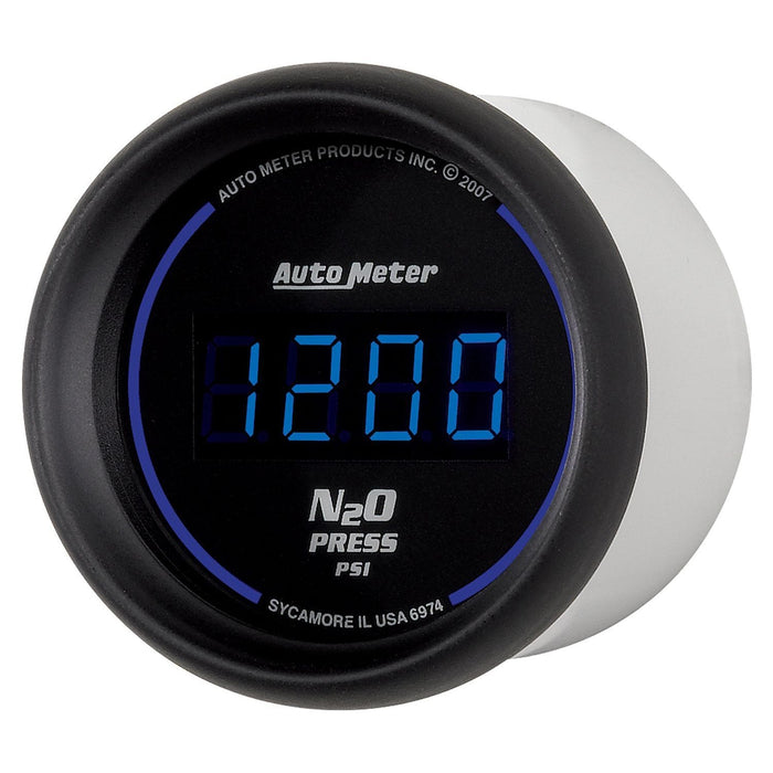 AUTOMETER Digital, In-dash, 2-1/16", 0 - 2000°F Cobalt Digital Series Nitrous Pressure Gauge AU6974 Autofit