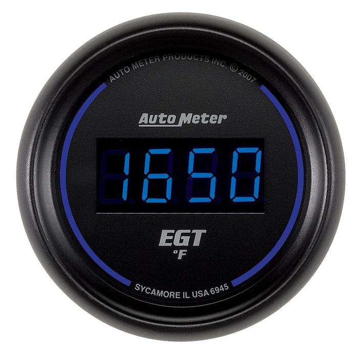 AUTOMETER Digital, In-dash, 2-1/16", 0 - 2000°F Cobalt Digital Series Pyrometer Gauge AU6945 Autofit