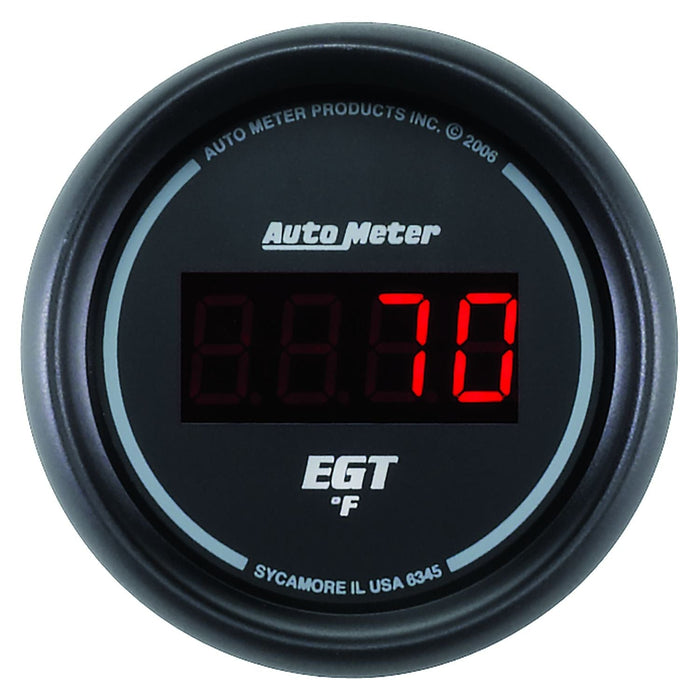 AUTOMETER Digital, In-dash, 2-1/16", 0 - 2000°F Sport-Comp Digital Series Pyrometer Gauge AU6345 Autofit