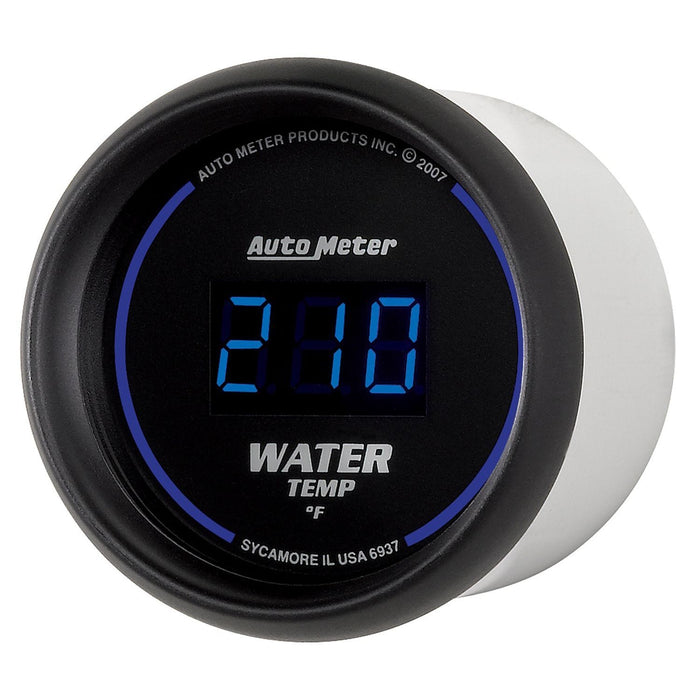 AUTOMETER Digital, In-dash, 2-1/16", 0-300°F Cobalt Digital Series Water Temperature Gauge AU6937 Autofit