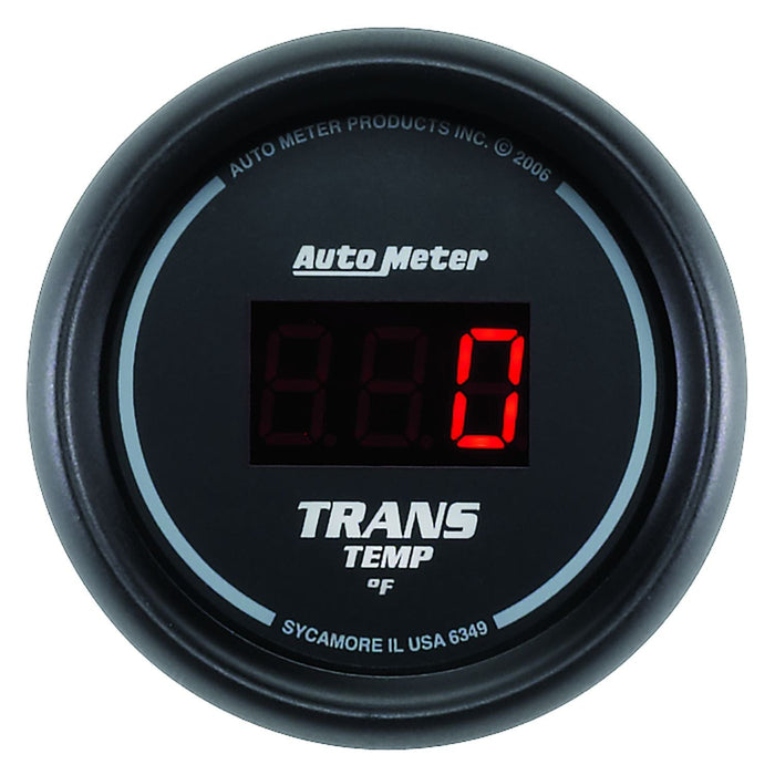 AUTOMETER Digital, In-dash, 2-1/16", 0-300°F Sport Comp Digital Series Transmission Temperature Gauge AU6349 Autofit