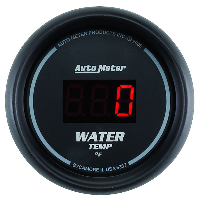 AUTOMETER Digital, In-dash, 2-1/16", 0-300°F Sport-Comp Digital Series Water Temperature Gauge AU6337 Autofit
