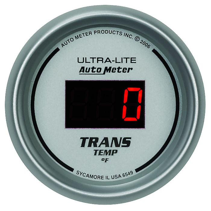 AUTOMETER Digital, In-dash, 2-1/16", 0-300°F Ultra-Lite Digital Series Transmission Temperature Gauge AU6549 Autofit