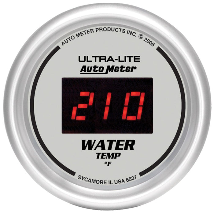 AUTOMETER Digital, In-dash, 2-1/16", 0-300°F Ultra-Lite Digital Series Water Temperature Gauge AU6537 Autofit