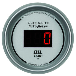 AUTOMETER Digital, In-dash, 2-1/16", 0-340°F Ultra-Lite Digital Series Oil Temperature Gauge AU6548 Autofit