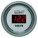 AUTOMETER Digital, In-dash, 2-1/16", 8-18 Volts Ultra-Lite Digital Series Voltmeter Gauge AU6593 Autofit