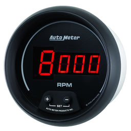 AUTOMETER Digital, In-dash, 3-3/8", 0-10,000 rpm Sport-Comp Digital Series Tachometer AU6397 Autofit