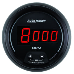 AUTOMETER Digital, In-dash, 3-3/8", 0-10,000 rpm Sport-Comp Digital Series Tachometer AU6397 Autofit