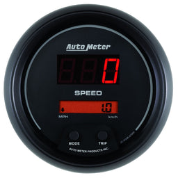 AUTOMETER Digital, Programmable, In-dash, 3-3/8", 160 MPH or 260 km/h Sport-Comp Digital Series Speedometer AU6388 Autofit