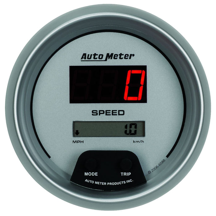 AUTOMETER Digital, Programmable, In-dash, 3-3/8", 160 MPH or 260 km/h Ultra-Lite Digital Series Speedometer AU6588 Autofit