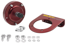 AUTOMETER For 15 PSI Gauges Only, Red Anodized With -4AN Fittings Fuel Pressure Isolator Kit AU5376 Autofit