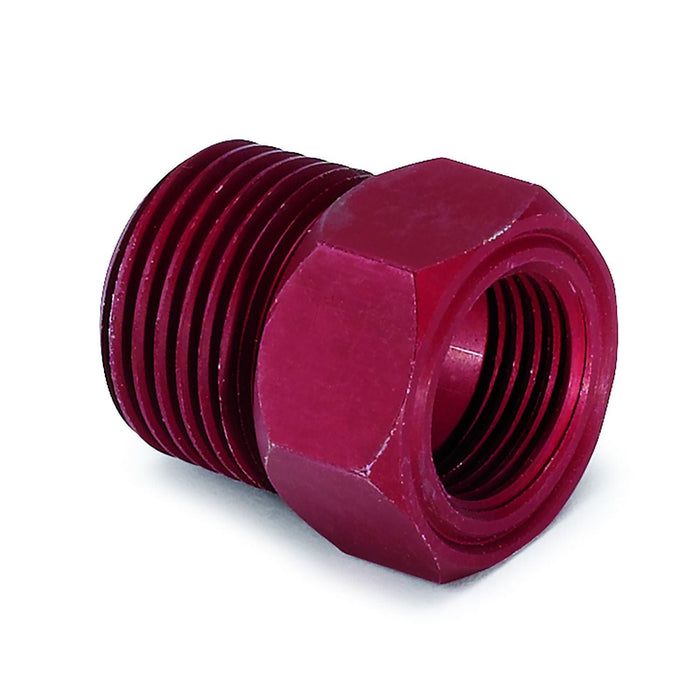 AUTOMETER Red Aluminium male 1/2" NPT fitting with female 5/8"-18 UNF thread. Temperature Adapter AU2273 Autofit