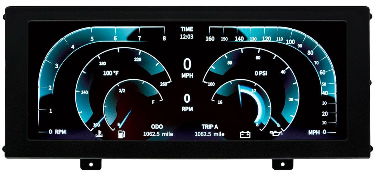 AUTOMETER Universal Fitment. Invision 12.3" HD LCD Digital Display Dash AU7000 Autofit