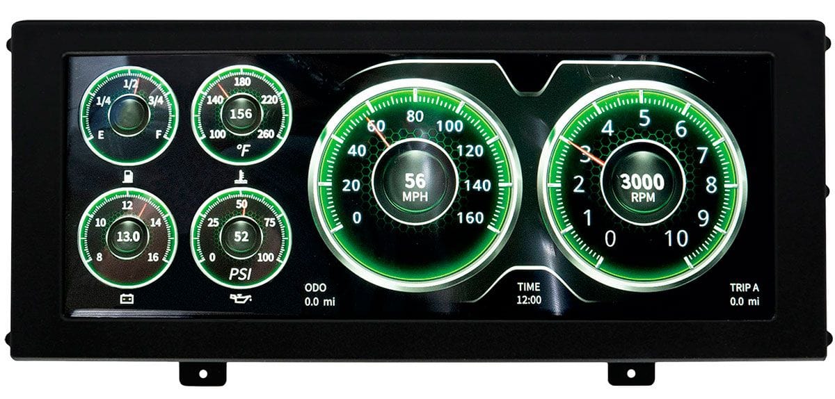 AUTOMETER Universal Fitment. Invision 12.3" HD LCD Digital Display Dash AU7000 Autofit