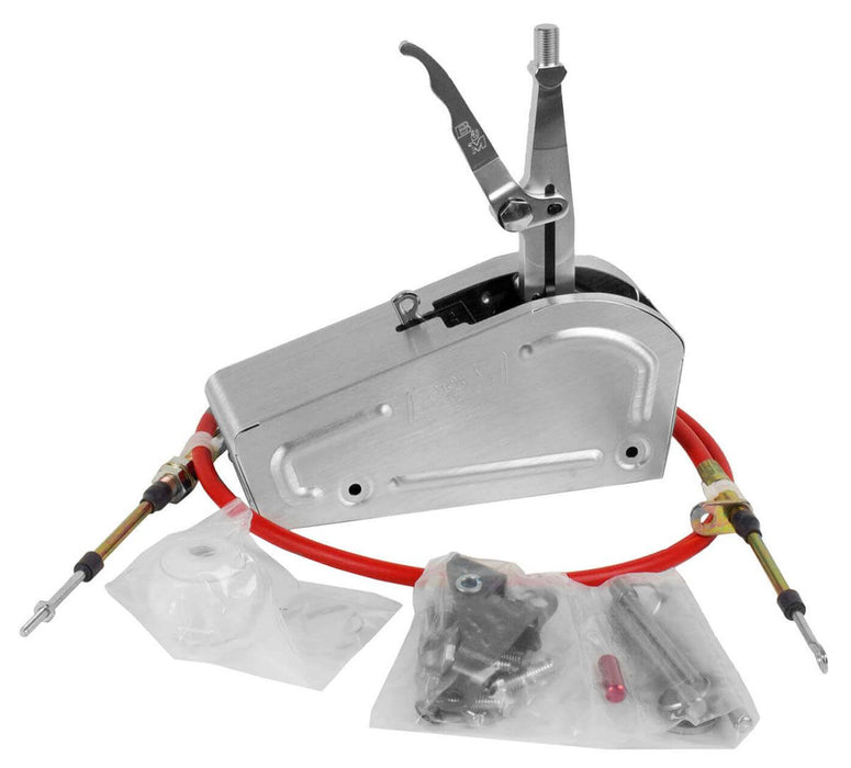 B&M 2 speed gate shifter, forward or reverse pattern valve bodies, with c Pro Stick Shifter for Powerglide BM80704 Autofit