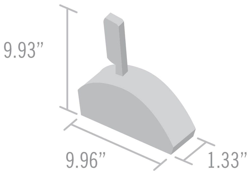 B&M 3 & 4 Speed Gate Shifter, Billet Aluminium Knob With Machined Insert Hi-Tek Street Bandit Shifter BM80797 Autofit