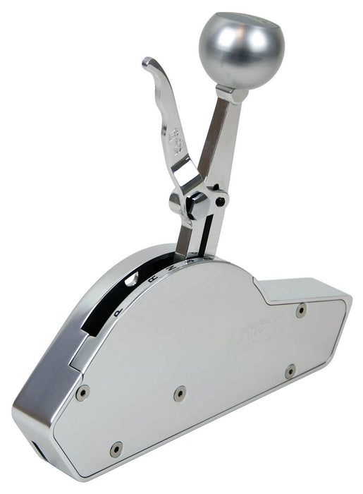 B&M 3 & 4 Speed Gate Shifter, Billet Aluminium Knob With Machined Insert Hi-Tek Street Bandit Shifter BM80797 Autofit