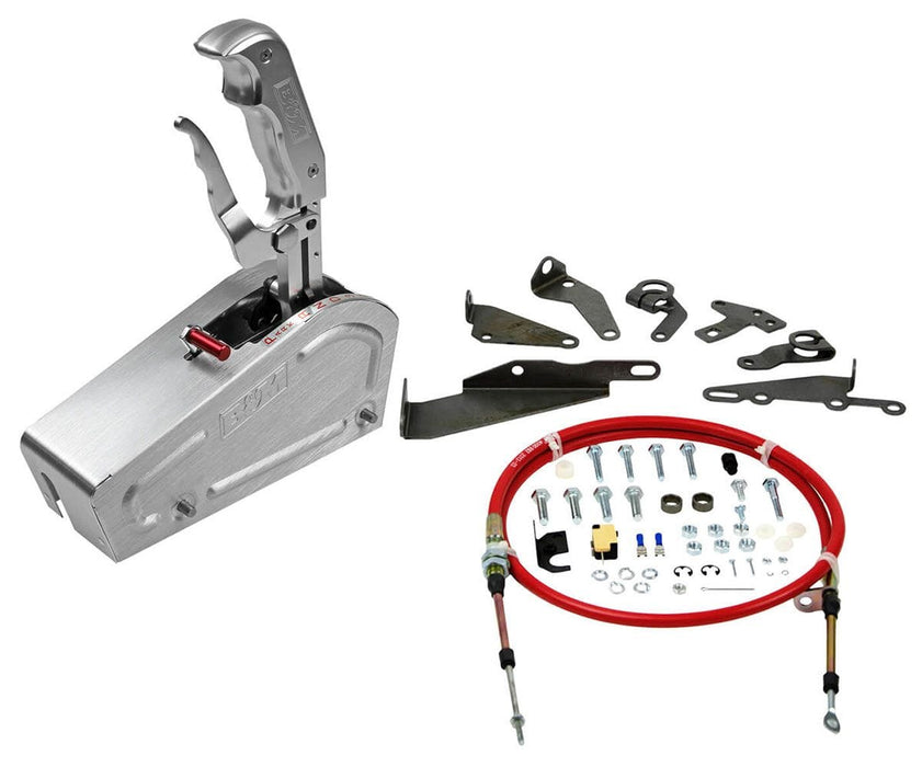 B&M 3 & 4 Speed Gate Shifter, Lightweight Aluminium Cover, 5' Super Duty Magnum Grip Pro Stick Shifter BM81040 Autofit