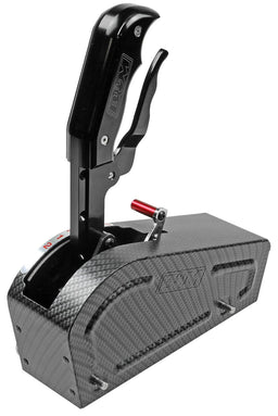 B&M Fits GM 3 & 4 speed Automatic Transmissions, Black anodised finish wi Stealth Magnum Grip Pro Stick Shifter BM81059 Autofit