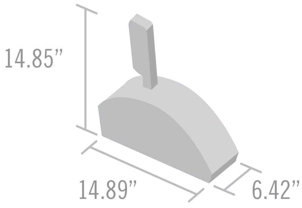B&M Ratchet 3 & 4 Speed Shifter, Taller Base For Trucks & Bench Seat Appl Truck MegaShifter BM80680 Autofit