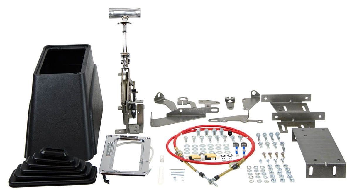 B&M Ratchet 3 & 4 Speed Shifter, Taller Base For Trucks & Bench Seat Appl Truck MegaShifter BM80680 Autofit