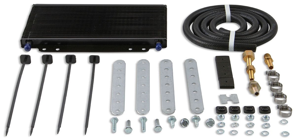 B&M Rated At 9,800 BTU, 11" x 5-3/4" x 3/4" (280 x 146 x 19mm) Automatic Transmission SuperCooler BM70255 Autofit